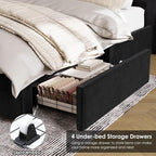 King Size Bed Frame 54" Tall Headboard - Image 4