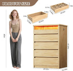 Jocoevol 5 Drawer Dresser for Bedroom - Image 2