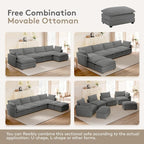 ROWHY 148'' Sectional Cloud Couch - Image 7