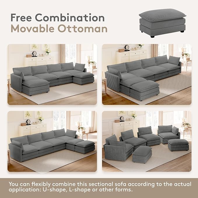 ROWHY 148'' Sectional Cloud Couch - Image 7