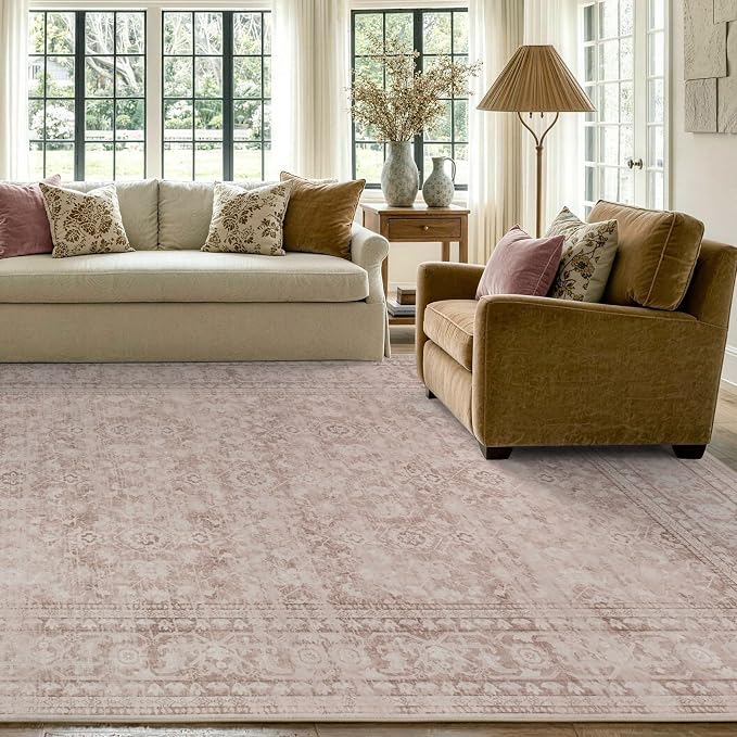 8x10 Ft Large Area Rugs for Living Room, Soft Non-Slip Machine Washable Rug - Image 3