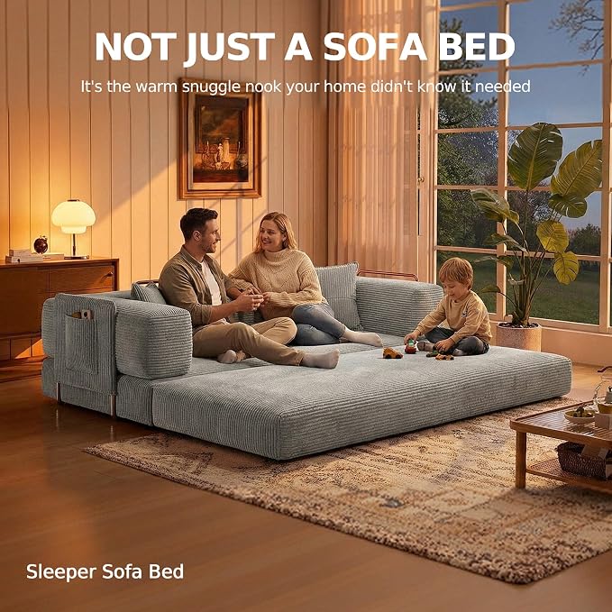 MoonSpeak 78.8''Sleeper Couch Bed - Image 9