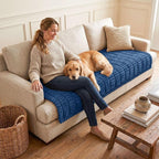 Couch Cover for Dogs, Washable Non Slip Plush Flannel Sofa Protector | Thick - Image 2