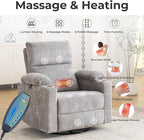 Oversized Power Recliner Chair Swivel Glider - Image 4
