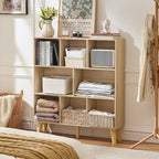 LEYAOYAO 8 Cube Bookshelf, 3 Tier Bookcase - Image 7