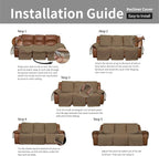 Easy-Going Recliner Sofa Cover, Reversible Couch Cover - Image 7