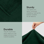 Utopia Bedding Soft Fleece Bed Blanket Twin Size Forest Green | Microfiber - Image 7