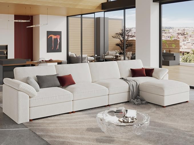 EASE MOOSE Extra Large Modular Sectional Sofa, Modern Oversized L Shape - Image 4