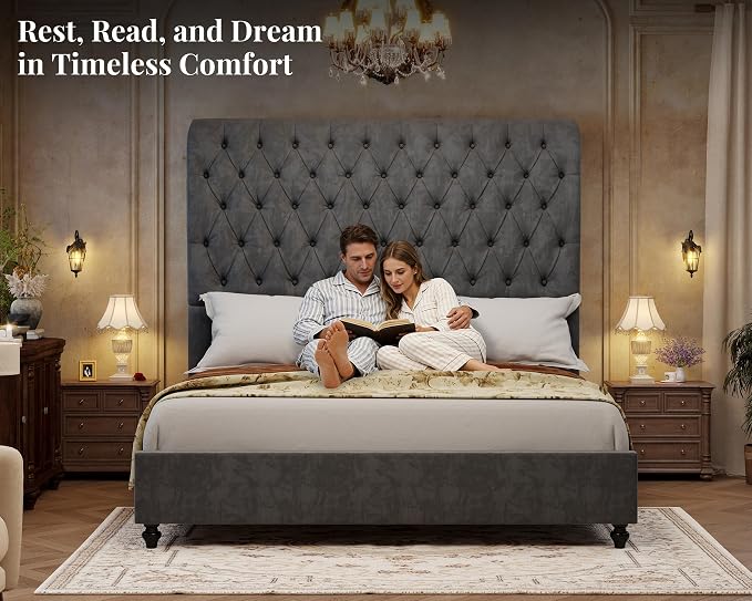 Jocisland King Size Bed Frame - Image 3