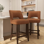 VKNOW Bar Stools Set of 6, Modern Counter Stools - Image 4
