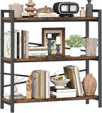 Book Shelf, 3 Tier Bookshelf 31.49" Width, Book Shelf Storage and Organization by Homeiju