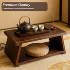 Japanese Low Floor Table Folding Coffee Tables - Image 3