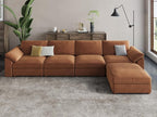 EASE MOOSE Large Sectional Modular Sofa，Large L Shape Sectional Couch Wide Deep by EASEMOOSE