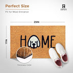 Coir Welcome Mat, Home Dog, 17 x 29 in | 100% Natural Coir, Anti-Shedding - Image 2