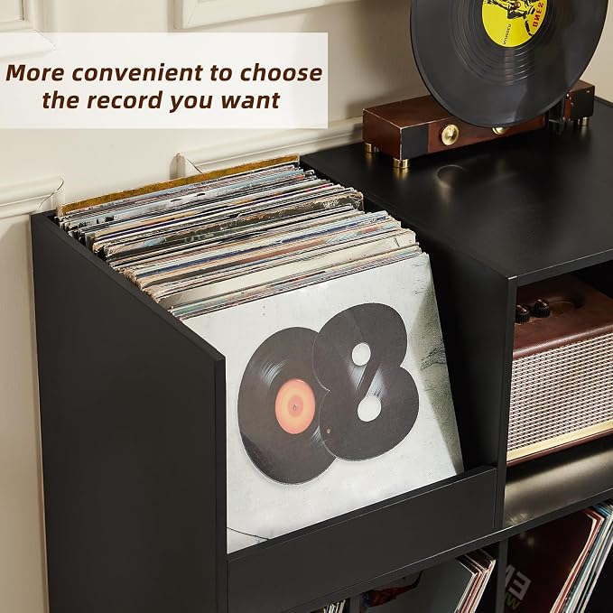 LELELINKY Large 48'' Record Player Stand - Image 3