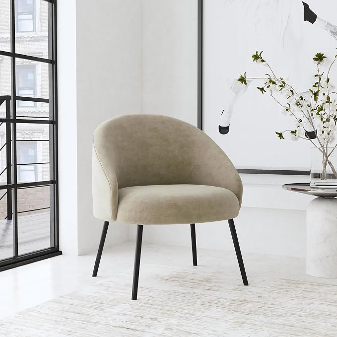 Homepop Home Decor | Upholstered Modern Accent Chair | Accent Chairs - Image 2