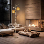 Scenekoy 68.5" Rustic Farmhouse Remote Control Switch Birch Tree Floor lamp - Image 5