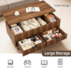 Lift Top Coffee Table with Storage - Image 4
