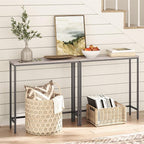 HOOBRO Narrow Console Table, 29.5" Small Entryway Table, Thin Sofa Table - Image 4