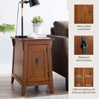 Leick Home 10032-RS Mission Cabinet End Table, Made - Image 8