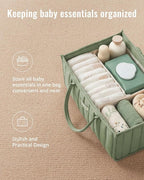 Blissful Diary Baby Diaper Caddy Organizer, Stylish Storage Basket - Image 3