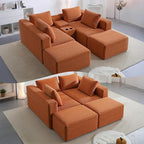 125" Oversized Sectional Couches - Image 5