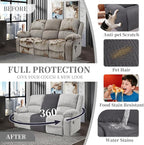 100% Waterproof Sectional Recliner Couch Covers - Image 6