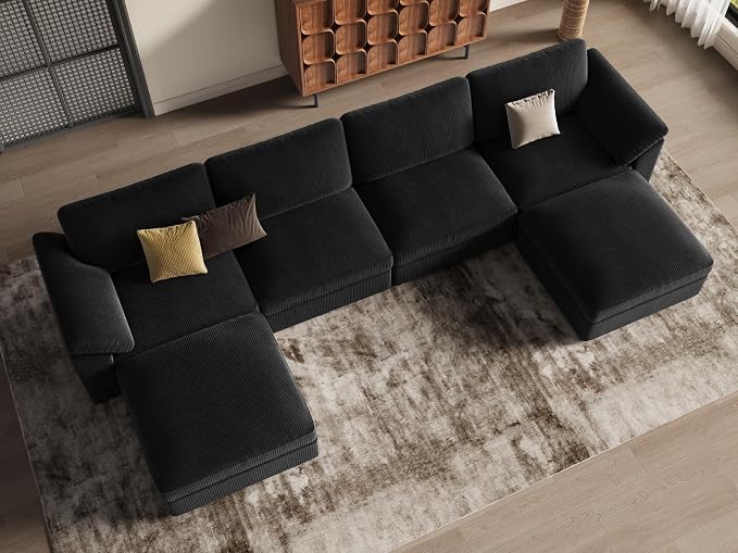 EASE MOOSE Large Sectional Modular Sofa, LOversized U Shape Sectional Couch - Image 3