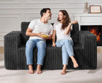 Modular Sectional Sofa 2 Seater Loveseat Modular Couch - Image 4