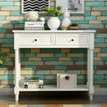 Merax Wood Sofa Table Console Table, Entryway Table Traditional Design by Merax