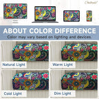 CALBODE 12Pcs Stretch Patio Cushion Cover, Boho Floral Couch & Sofa Slipcovers - Image 6