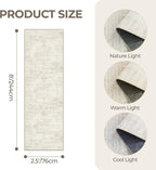 2'6 x 8' Runner Rug Non Slip, Washable Kitchen Rugs, Nursery Room, Soft Runner - Image 2