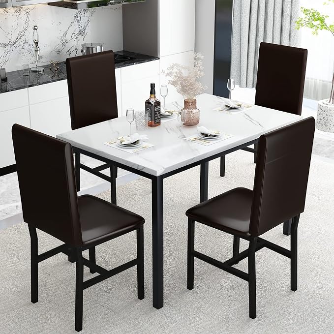 AWQM 5 Piece Dinning Table Sets - Image 2