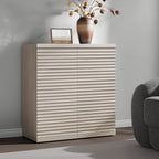 SICOTAS Buffet Cabinet with Storage Accent Sideboard Modern Credenza with Doors - Image 2