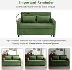 3 in 1 Convertible Sleeper Sofa Bed, 56.9" Small Pull Out Couch Bed - Image 9
