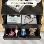 5-Drawer Chest, Office Storage Dresser File Cabinet - Image 4
