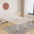 ROIL 14 Inch White California King Bed Frame by ROIL