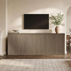 SICOTAS Buffet Cabinet with Storage Accent Sideboard Modern Credenza with Doors - Image 6
