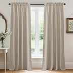 RYB HOME Sheer Curtains 108 inches, Extra Long Floor to Ceiling Curtains | by RYBHOME