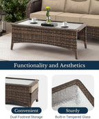 HILLGA Luxury High Back Patio Furniture Set - Image 8