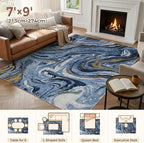 DMOYEST 7x9 Area Rug for Living Room - Image 3