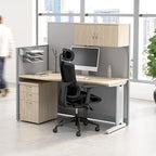 Bush Business Furniture 65-inch Straight Cubicle Desk - Image 2