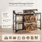 44" File Cabinet, Lateral Filing Cabinet - Image 5