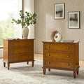HULALA HOME 3 Drawer End Table by HULALAHOME