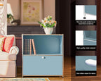 32.5-Inch Flip-Top Side Table & Buffet Cabinet - Image 4