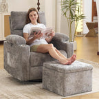 Oversized Power Recliner Chair Swivel Glider - Image 9