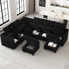 Belffin Modular Sectional Sofa U Shaped Couch - Image 4