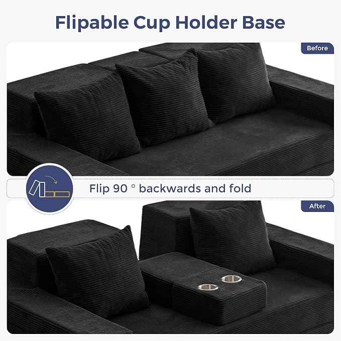 MAXYOYO Convertible Sofa Bed, Folding Sleeper Chair - Image 5