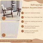 Beige Midcentury Modern Accent Chair - Image 6