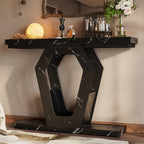 FUSUNBAO 47.3" Console Table, Openwork Bracket Sofa Table, Wood Narrow Entryway - Image 6